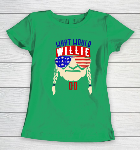 Willie Nelson shirt What would Willie do Women's T-Shirt 5