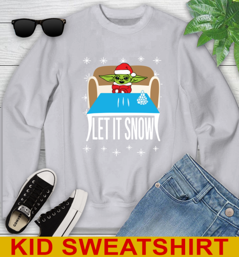 Christmas Baby Yoda And Cocaine Let It Snow Star Wars Shirts 111