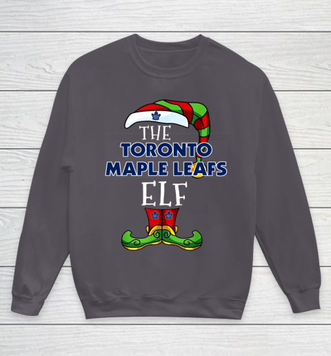 Toronto Maple Leafs Christmas ELF Funny NHL Youth Sweatshirt 5