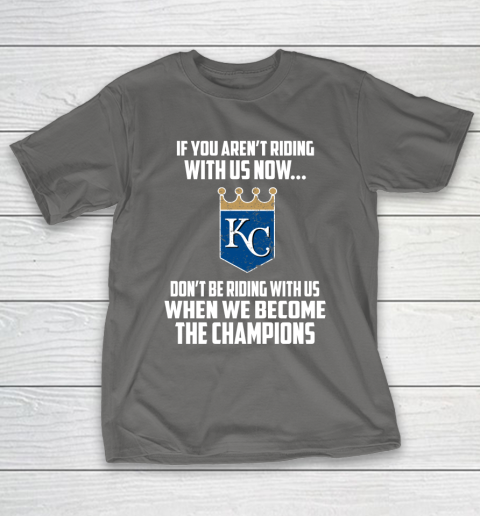 MLB Kansas City Royals Baseball We Become The Champions T-Shirt 8