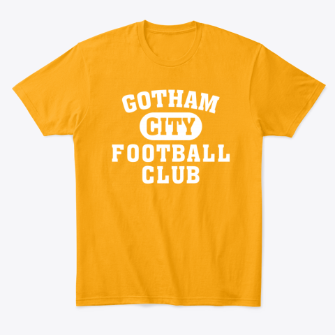 NEW YORK JETS GOTHAM CITY equk new york jets gotham city classic t shirt 2 front gold