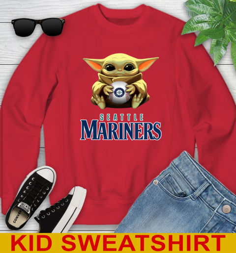 MLB Baseball Seattle Mariners Star Wars Baby Yoda Shirt 120