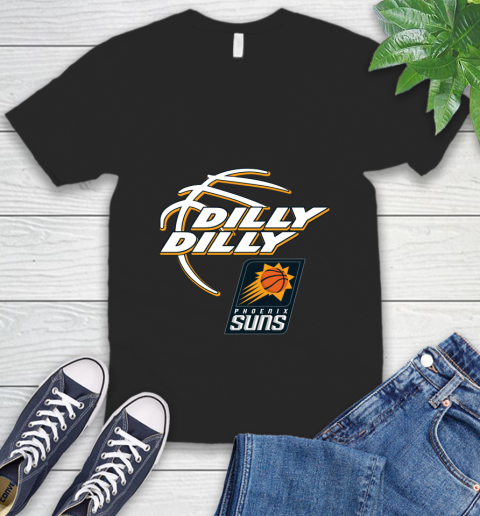 NBA Phoenix Suns Dilly Dilly Basketball Sports V-Neck T-Shirt 2
