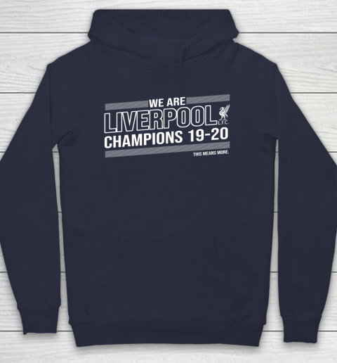 Liverpool premier new arrivals league champions hoodie