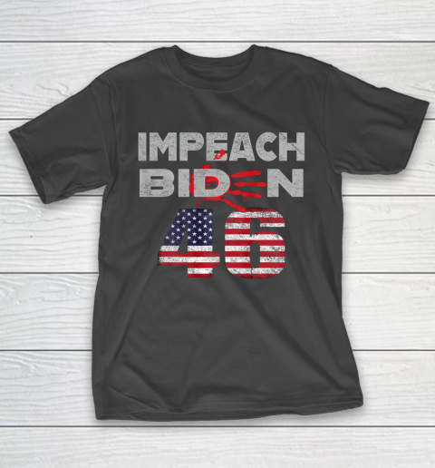 Impeach 46 Shirt Blood On His Hands Biden Bring Trump Back T-Shirt