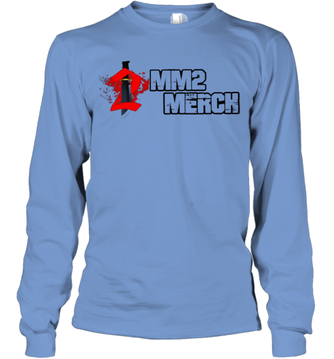 Roblox Mm2 Merch Long Sleeve T Shirt Cheap T Shirts Store Online Shopping - roblox mm2 t shirt merch