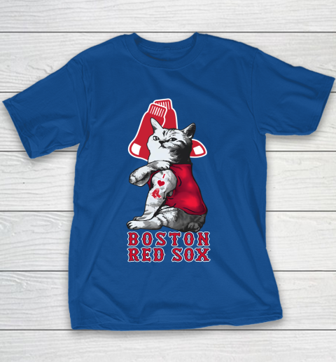 MLB Baseball My Cat Loves Boston Red Sox Youth T-Shirt 6