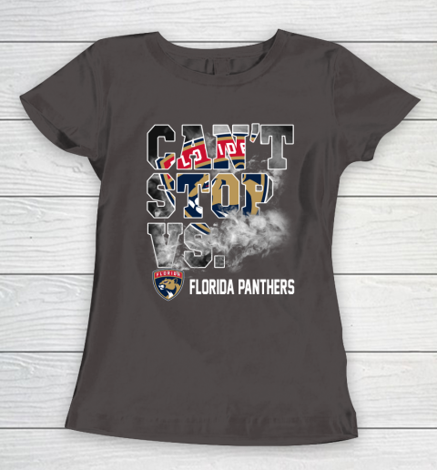 NHL Florida Panthers Hockey Can't Stop Vs Women's T-Shirt 7
