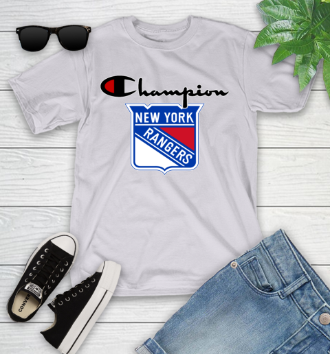 NHL Hockey New York Rangers Champion Shirt Youth T-Shirt 2
