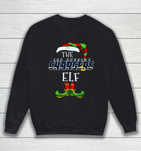 Los Angeles Chargers Christmas ELF Funny NFL Sweatshirt