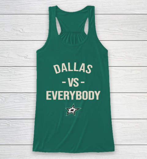 Dallas Stars Vs Everybody Racerback Tank 5