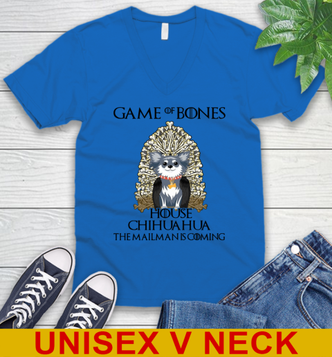 Game of bones house chihuahua dog the mailman is coming tshirt 45