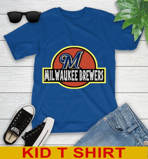 MLB Milwaukee Brewers Jurassic Park Dinosaur Movie Baseball Sports 109