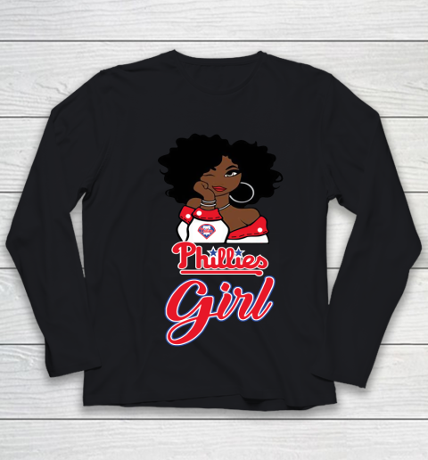 Philadelphia Philliess Girl MLB Youth Long Sleeve