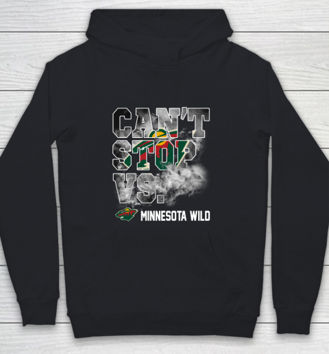 NHL Minnesota Wild Hockey Can't Stop Vs Youth Hoodie