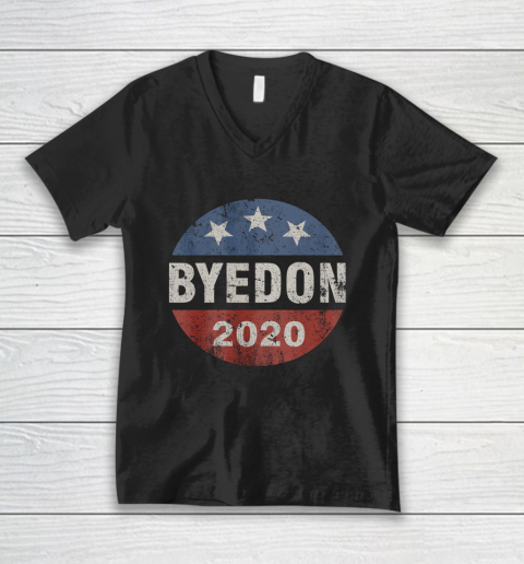 ByeDon 2020 Biden Harris Bye Don Anti Trump Retro Vintage V-Neck T-Shirt