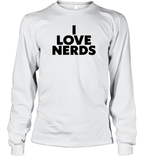 Kim Kardashian I Love Nerds Long Sleeve T