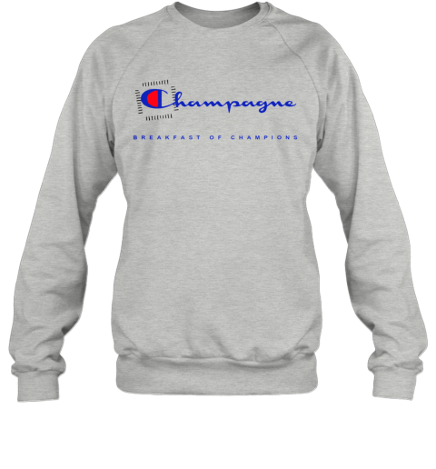 champagne champion logo sweatshirt