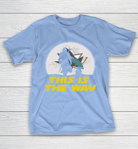 San Jose Sharks NHL Ice Hockey Star Wars Yoda And Mandalorian This Is The Way T-Shirt 10