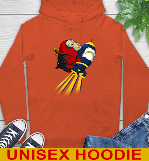 NFL Football Los Angeles Chargers Deadpool Minion Marvel Shirt Hoodie 4