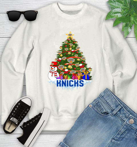 New York Knicks Merry Christmas NBA Basketball Sports Youth Sweatshirt