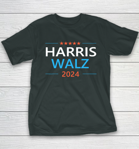 Harris Walz 2024 For President Patriotic Kamala Democrat Youth T-Shirt 3