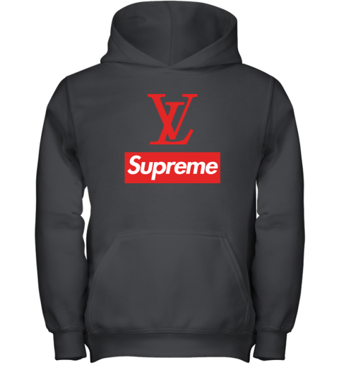 Louis Vuitton, Other, Custom Supreme X Lv Hoodie Size Large