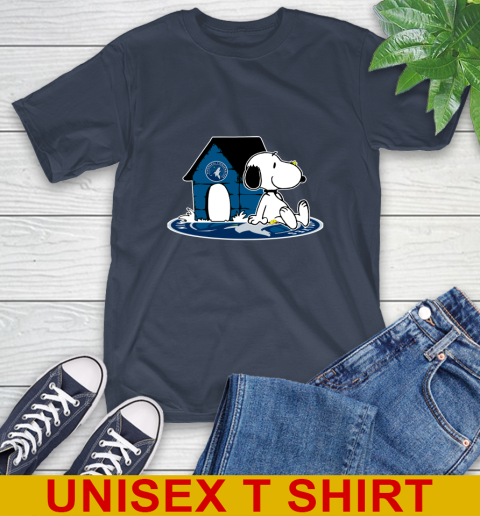 NBA Basketball Minnesota Timberwolves Snoopy The Peanuts Movie Shirt T-Shirt 4