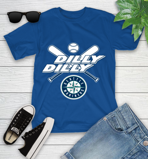 MLB Seattle Mariners Dilly Dilly Baseball Sports Youth T-Shirt 9