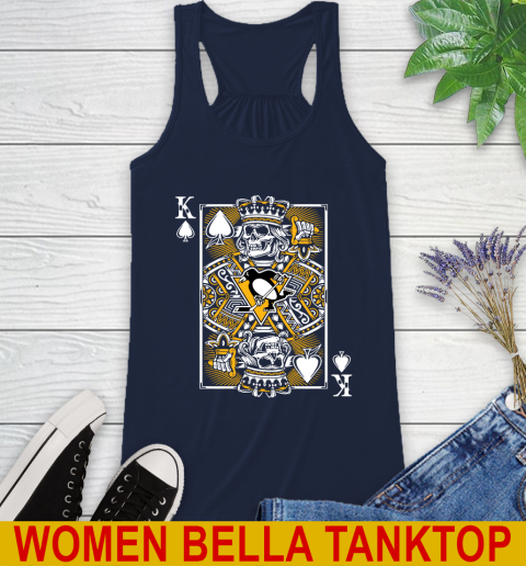 Pittsburgh Penguins NHL Hockey The King Of Spades Death Cards Shirt Racerback Tank 9