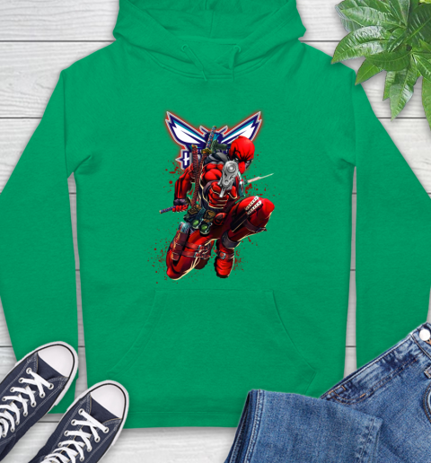NBA Deadpool Marvel Comics Sports Basketball Charlotte Hornets Hoodie 8