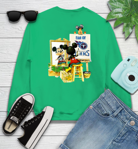 NFL Football Tennessee Titans Mickey Drawing Shirt 31