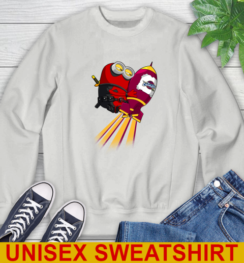 NBA Basketball Cleveland Cavaliers Deadpool Minion Marvel Shirt Sweatshirt 6 NBA Basketball Cleveland Cavaliers Deadpool Minion Marvel Shirt Sweatshirt - Image 6