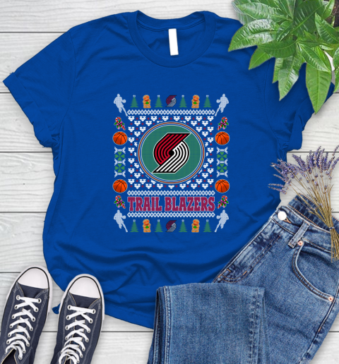 Portland Trail Blazers Merry Christmas NBA Basketball Loyal Fan Ugly Shirt 245