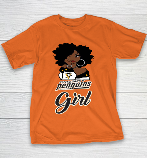 Pittsburgh Penguins Girl NHL Youth T-Shirt 7