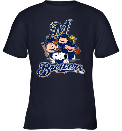 MLB Milwaukee Brewers Snoopy Charlie Brown Woodstock The Peanuts