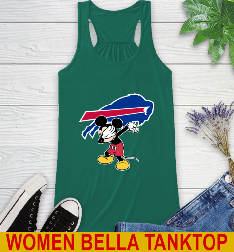 Buffalo Bills NFL Football Dabbing Mickey Disney Sports Racerback Tank 7