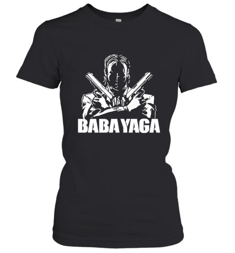 Shadow John Wick Dual Handguns The Babayaga Women's T-Shirt
