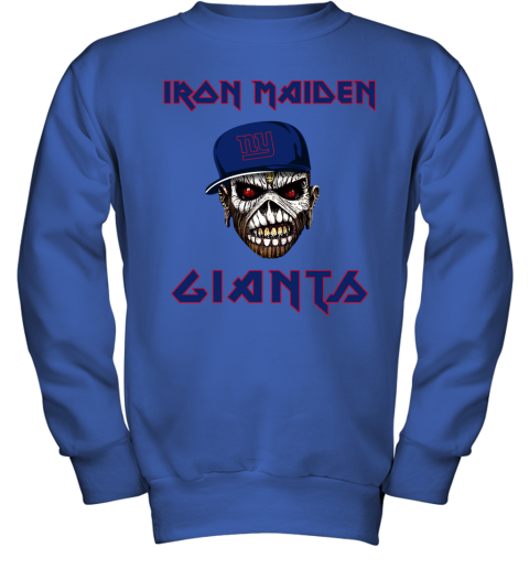 NFL New York Giants Iron Maiden Rock Band Music Football Sports nO2OwER1stU youth sweatshirt 47 95 151514 front royal