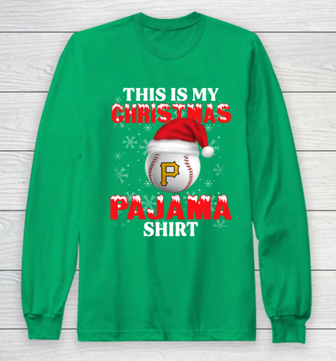 Pittsburgh Pirates This Is My Christmas Pajama Shirt MLB Long Sleeve T-Shirt 4