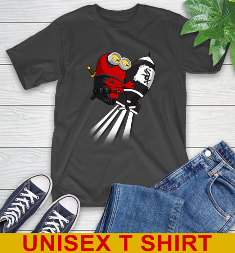 MLB Baseball Chicago White Sox Deadpool Minion Marvel Shirt T-Shirt