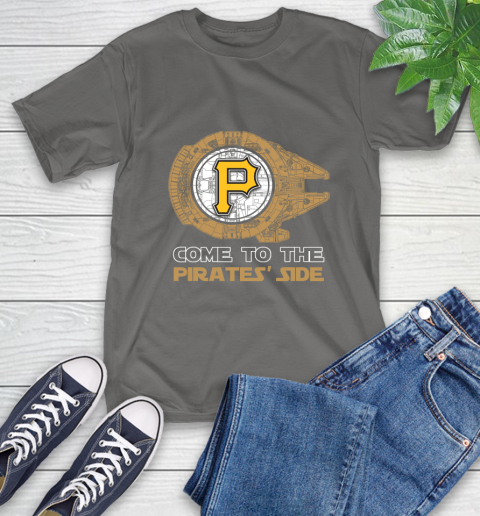MLB Come To The Pittsburgh Pirates Side Star Wars Baseball Sports T-Shirt 10