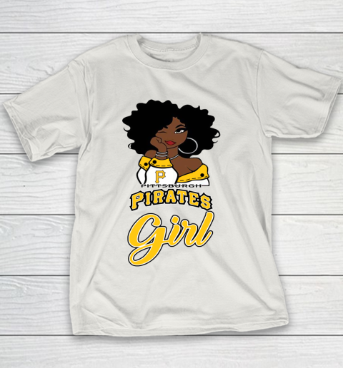 Pittsburgh Piratess Girl MLB Youth T-Shirt 11