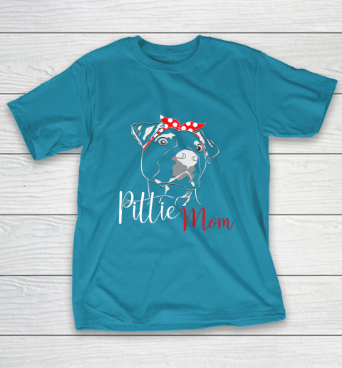 Dog Mom Shirt Pittie Mom T Shirt American Pitbull Shirt Dog Lover T-Shirt 7