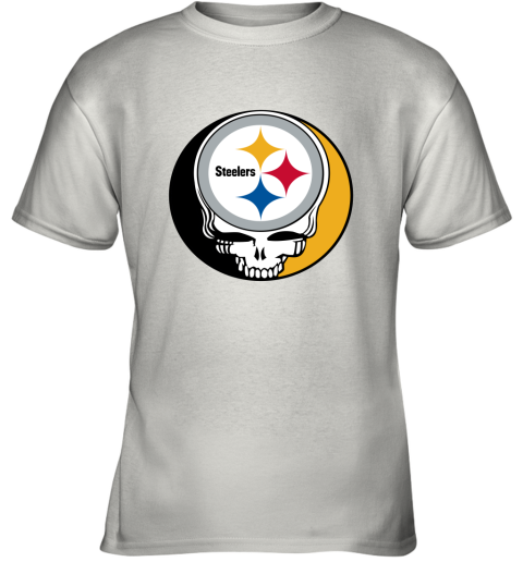 NFL Team Pittsburgh Steelers x Grateful Dead Logo Band Youth T-Shirt