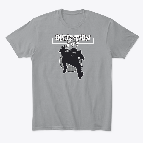 zliz operation ivy classic t shirt 2 front sport grey