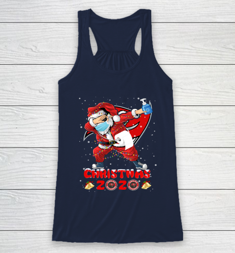 Tampa Bay Buccaneers Funny Santa Claus Dabbing Christmas 2020 NFL Racerback Tank 8