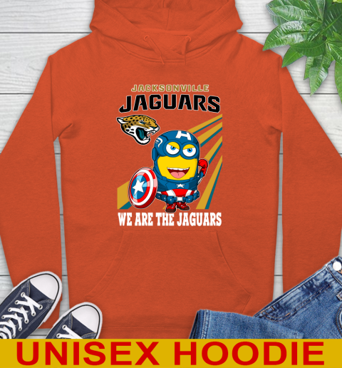 NFL Football Jacksonville Jaguars Captain America Marvel Avengers Minion Shirt Hoodie 4