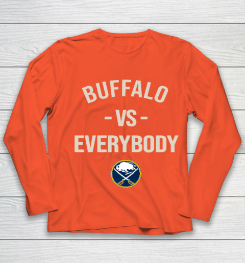 Buffalo Sabres Vs Everybody Youth Long Sleeve 3