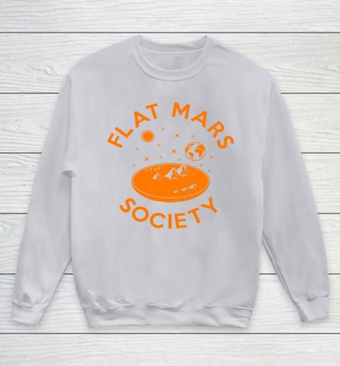Flat Mars Society Shirt Youth Sweatshirt 3